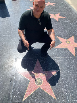 Tony at the Hollywood Walk of Fame